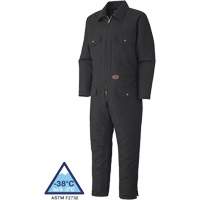520A Quilted Duck Coveralls, Men's, Black, Size Small Planification Entrepots Molloy