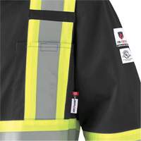 7702BKT FR-Tech&reg; Arc-Rated Coverall, Size 40 (Tall), Black, 10 cal/cm² Planification Entrepots Molloy