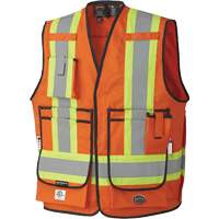 7732 Veste d'arpenteur ignifuge et r&eacute;sistant aux arcs &eacute;lectriques FR-Tech, Petit, Orange haute visibilit&eacute;, 9,7 cal/cm² Planification Entrepots Molloy