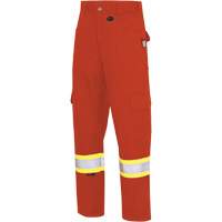 7765 Pantalon cargo de s&eacute;curit&eacute; haute visibilit&eacute; r&eacute;sistant aux arcs &eacute;lectriques FR-Tech 88/12, 30, x 32, Orange haute visibilit&eacute;, 10 cal/cm² Planification Entrepots Molloy