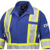 7704W Combinaison FR-Tech ignifuge/contre les arcs pour femme, Taille T-petit, Bleu royal, 10 cal/cm² Planification Entrepots Molloy