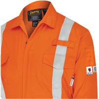 7702BB Combinaison de s&eacute;curit&eacute; FR-Tech 2 tons, Taille 36, Bleu marin/Orange, 10 cal/cm² Planification Entrepots Molloy
