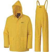 577 3-Piece Rain Suit, Polyester/PVC, 6X-Large, Yellow Planification Entrepots Molloy