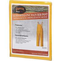577P Storm Master&reg; Bib Pants, Small, Polyester/PVC, Yellow Planification Entrepots Molloy