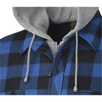415SS Quilted Hooded Shirt, Men's, Small, Multi-Colour Planification Entrepots Molloy