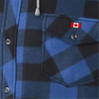 415SS Quilted Hooded Shirt, Men's, Small, Multi-Colour Planification Entrepots Molloy