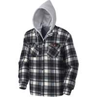 415BG Quilted Hooded Shirt, Men's, X-Small, Multi-Colour Planification Entrepots Molloy