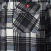 415BG Quilted Hooded Shirt, Men's, X-Small, Multi-Colour Planification Entrepots Molloy