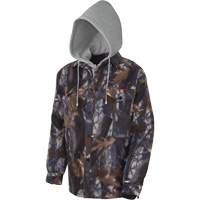 415CM Quilted Hooded Shirt, Men's, X-Small, Multi-Colour Planification Entrepots Molloy
