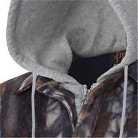 415CM Quilted Hooded Shirt, Men's, X-Small, Multi-Colour Planification Entrepots Molloy