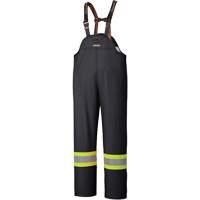 5895BK Flame-Resistant Waterproof Stretch Bib Pants, X-Small, Black Planification Entrepots Molloy