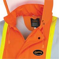 5892PKT Veste de s&eacute;curit&eacute; imperm&eacute;able &agrave; haute visibilit&eacute; ignifuge, T-petit, Orange haute visibilit&eacute; Planification Entrepots Molloy