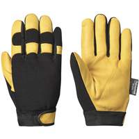 891 Gants ergonomiques isol&eacute;s de m&eacute;canicien, Paume Cuir fleur de ch&egrave;vre, Taille Petit Planification Entrepots Molloy
