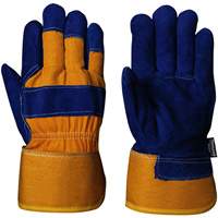 630 Gants d'appareilleur isol&eacute;s bleus, Taille unique, Paume en Cuir de vache refendu, Doublure en Boa Planification Entrepots Molloy