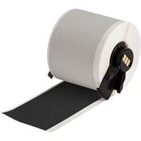 Ruban adh&eacute;sif permanent toutes saisons pour &eacute;tiquettes, Vinyle, Noir, Largeur de 2" Planification Entrepots Molloy