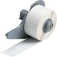 Ruban adh&eacute;sif permanent toutes saisons pour &eacute;tiquettes, Vinyle, Blanc, Largeur de 1" Planification Entrepots Molloy