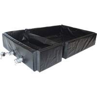 Berme Ultra-Track Berm, Capacit&eacute; 144 gal. US, 4' la x 6' lo x 12" h, Paroi en mousse Planification Entrepots Molloy