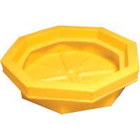 Ultra-Drum Tray&reg; without Grating, 32" L x 32" W x 8.1" H, 22.8 US gal. Spill Capacity Planification Entrepots Molloy