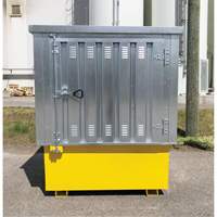 Couvercle rigide en acier Ultra-IBC, 71,1" lo x 83,1" la x 66,3" h, Capacit&eacute; de charge 5640 lb Planification Entrepots Molloy