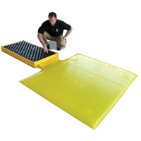 Ultra-Spill Deck flexible, &agrave; vessie, 2 barils, Capacit&eacute; de d&eacute;versement 88 gal. US, 48" x 27" x 5" Planification Entrepots Molloy