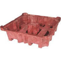 Bassin de retenue UltraSpill King (seulement), 51" lo x 51" la, 85 gal. US Capacit&eacute; Planification Entrepots Molloy