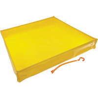 Flexible Ultra-Utility Tray, 30" lo x 30" la x 4,8" h, Cap. de d&eacute;versement 9,5 gal. US Planification Entrepots Molloy