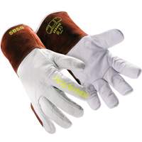 Gants de soudage HeatArmor 5058, Cuir fleur de ch&egrave;vre, Taille Petit/7 Planification Entrepots Molloy