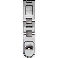 Double-Hinged Security Hasp, Silver SHG530 | Planification Entrepots Molloy