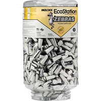 Zebras Disposable Earplugs Refill for EcoStation&reg;  Earplug Dispenser, Bulk - Canister Planification Entrepots Molloy