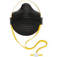 AirWave M Series Black Disposable Masks with SmartStrap<sup>®</sup> & Full Foam Flange, N95, NIOSH Certified, Small SHH517 | Planification Entrepots Molloy