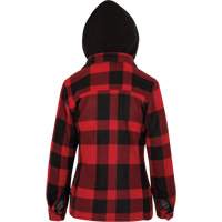 415RBW Quilted Hooded Shirt, Women's, X-Small, Multi-Colour Planification Entrepots Molloy