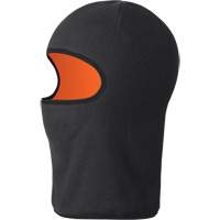 5502 Cagoule &agrave; 1 trou r&eacute;versible, Micro laine, Noir/Orange haute visibilit&eacute; Planification Entrepots Molloy