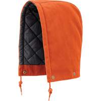 539 Hood for Quilted Safety Parka, Bomber or Coverall, Orange, Cotton Planification Entrepots Molloy
