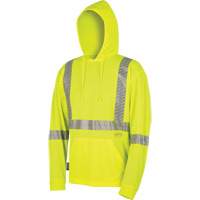 6965 Chandail &agrave; capuchon de s&eacute;curit&eacute; en il-de-perdrix, Petit, Jaune lime haute visibilit&eacute; Planification Entrepots Molloy
