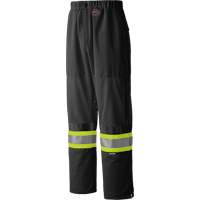 6003BKP Traffic Safety Pants, Polyester, Small, Black Planification Entrepots Molloy
