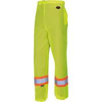 5670 Traffic Safety Pants, Polyester, 2X-Small/X-Small, High Visibility Lime-Yellow Planification Entrepots Molloy