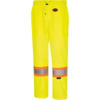 5999PW Women's  Traffic Safety Pants, Polyester, X-Small, High Visibility Lime-Yellow Planification Entrepots Molloy