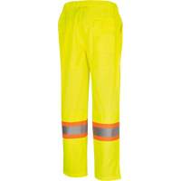 5999PW Women's  Traffic Safety Pants, Polyester, X-Small, High Visibility Lime-Yellow Planification Entrepots Molloy