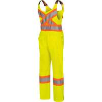 6000W Combinaison de s&eacute;curit&eacute; routi&egrave;re haute visibilit&eacute; pour femmes, Polyester, T-petit, Jaune lime haute visibilit&eacute; Planification Entrepots Molloy