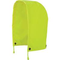 5401H Capuchon pour manteau de s&eacute;curit&eacute; imperm&eacute;able haute visibilit&eacute; ind&eacute;chirable en 300D trilob&eacute;, Jaune lime haute visibilit&eacute;, Polyester Planification Entrepots Molloy