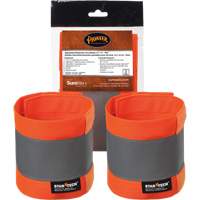 140A Brassard r&eacute;fl&eacute;chissant ajustable orange haute visibilit&eacute; de 14" X 4" Planification Entrepots Molloy