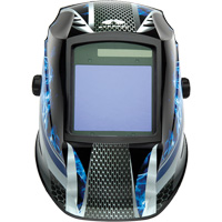 Leadhead&reg; Auto Darkening Welding Helmet, 3.8" L x 3.4" W View Area, 9 - 13 Shade Range Planification Entrepots Molloy