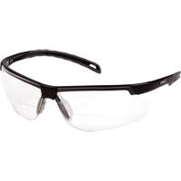 H2MAX Reader Lens with Black Frame, Anti-Fog, Clear, 2.0 Diopter Planification Entrepots Molloy