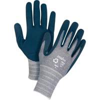 Eco-Friendly Lightweight Coated Gloves, 7, Foam Nitrile Coating, 15 Gauge, Polyester/RPET Shell Planification Entrepots Molloy