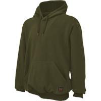 Water Repellent Fleece Pullover Hoodie, Men's, Small, Green Planification Entrepots Molloy