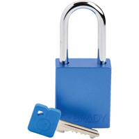Lockout Padlock, Safety Padlock, Keyed Different, Aluminum, 1-1/2" Width Planification Entrepots Molloy