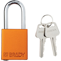 Lockout Padlock, Safety Padlock, Keyed Different, Aluminum, 1-1/2" Width Planification Entrepots Molloy