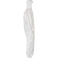 SFR Coveralls with Hood, Medium, White, Tyvek&reg; 400 Planification Entrepots Molloy