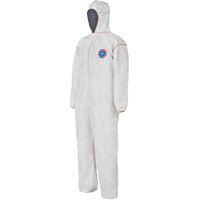 SFR Coveralls with Hood, Medium, White, Tyvek&reg; 400 Planification Entrepots Molloy