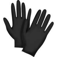 Emballages de gants jetables pour machine distributrice, Petit, Nitrile, 5 mils, Sans poudre, Noir, Classe 2 Planification Entrepots Molloy